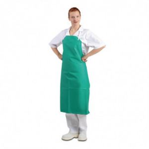 Tablier Bavette Déperlant Résistant Vert - 1070 x 910 mm Whites Chefs Clothing  - 3