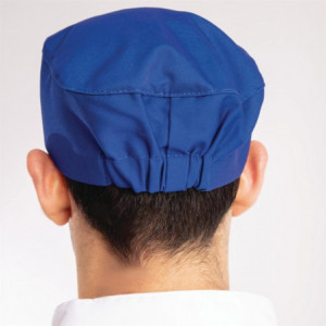 Calot de Cuisine Bleu Roi en Polycoton - Taille Unique Whites Chefs Clothing  - 4