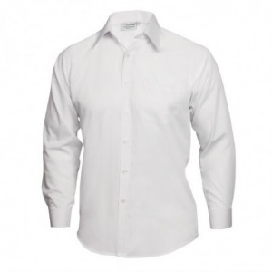 Chemise Mixte Blanche à Manches Longues - Taille M Chef Works  - 3