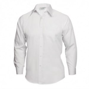 Chemise Mixte Blanche à Manches Longues - Taille S Chef Works  - 3