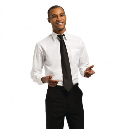 Chemise Mixte Blanche à Manches Longues - Taille XL Chef Works - 1 Chemise Mixte Blanche à Manches Longues - Taille XL Chef Works - 1