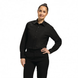 Chemise Habillée Mixte Noire - Taille M Chef Works  - 4