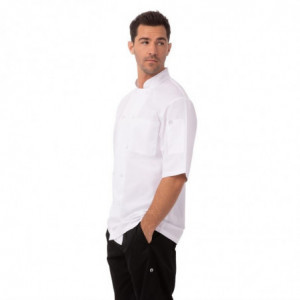 Veste de Cuisine Mixte Blanche Montreal - Taille S Chef Works  - 3