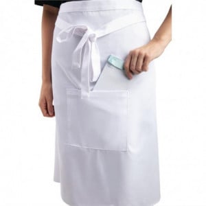 Tablier de Serveur Standard Blanc - 1000 x 700 mm Whites Chefs Clothing  - 6