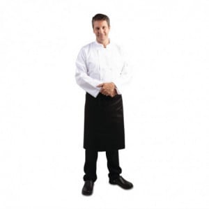 Tablier de Serveur Standard Noir 1000 x 700 mm Whites Chefs Clothing  - 3