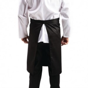 Tablier de Serveur Standard Noir 1000 x 700 mm Whites Chefs Clothing  - 4