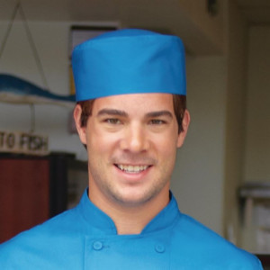 Calot de Cuisine Bleu - Taille Unique Chef Works  - 3