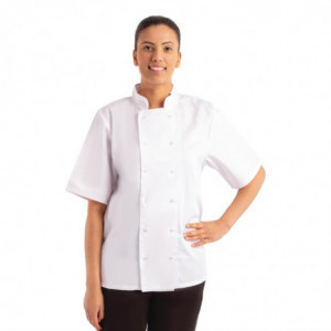 Veste de Cuisine Blanche à Manches Courtes Boston - Taille L Whites Chefs Clothing  - 8