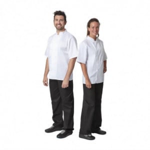 Veste de Cuisine Blanche à Manches Courtes Boston - Taille XL Whites Chefs Clothing  - 4