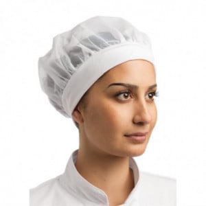 Blanc Chapeau de Chef Ajustable pour Adultes Chapeau de chef Maison hôtel,Barbecue 