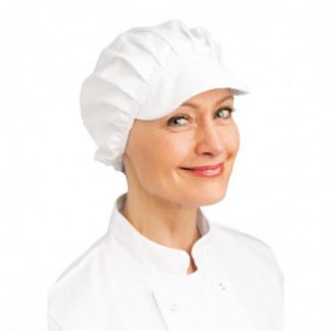 Charlotte Blanche en Polycoton - Taille Unique Whites Chefs Clothing  - 1
