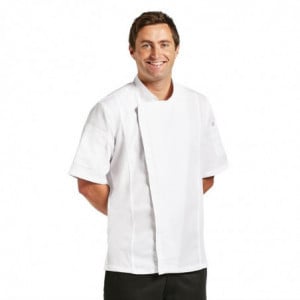 Veste de Cuisine Mixte Blanche Urban Springfield - Taille XL Chef Works - 1