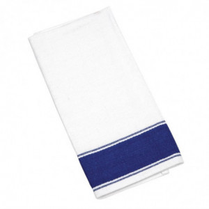 Serviettes Gastro avec Bordure Bleue - 500 x 350 mm Olympia - 1