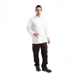 Veste de Cuisine Mixte Blanche à Manches Longues Calgary - Taille XL Chef Works  - 6