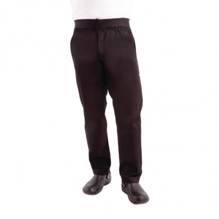 Pantalon Slim Noir pour Homme - Taille L Chef Works  - 1