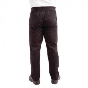 Pantalon Slim Noir pour Homme - Taille L Chef Works  - 3