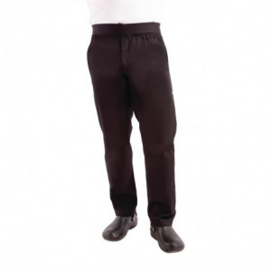 Pantalon Slim Noir Pour Homme - Taille S Chef Works  - 1