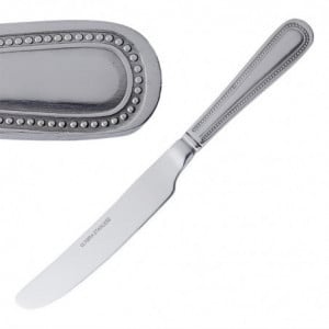 Couteau de Table Bead à Manche Solide - Lot de 12 Olympia - 1