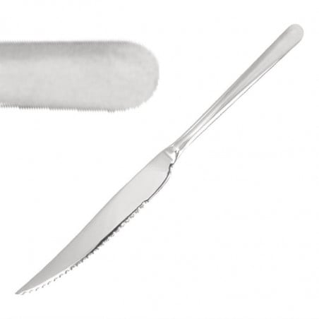 Couteau à Viande ou à Pizza Miroir - 235 mm - Lot de 12 Olympia - 1