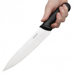 Couteau de Cuisinier Noir - Lame de 21,5 cm Hygiplas - 3