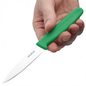 Couteau d'Office Vert - Lame 7,5 cm Hygiplas - 3