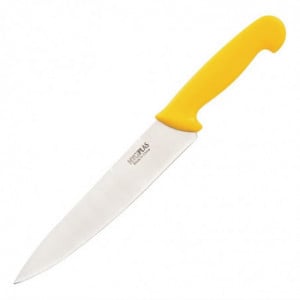 Couteau de Cuisinier Jaune Lame 21,5 cm Hygiplas - 1