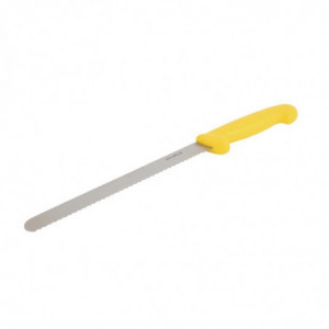 Couteau à Trancher Jaune Lame Dentée 25,5 cm Hygiplas - 3