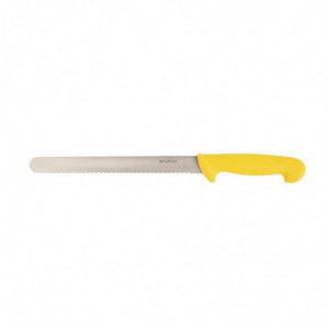 Couteau à Trancher Jaune Lame Dentée 25,5 cm Hygiplas - 4