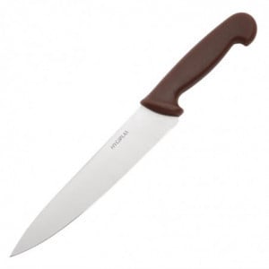 Couteau de Cuisinier Marron - Lame 21,5 cm Hygiplas - 1