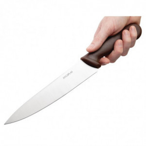 Couteau de Cuisinier Marron - Lame 21,5 cm Hygiplas - 3