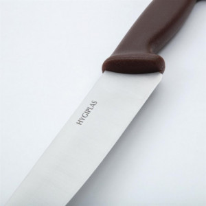 Couteau de Cuisinier Marron - Lame 21,5 cm Hygiplas - 4