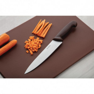 Couteau de Cuisinier Marron - Lame 21,5 cm Hygiplas - 5