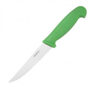 Couteau à Légumes Vert - Lame Dentée 10 cm Hygiplas - 1