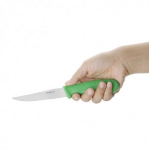 Couteau à Légumes Vert - Lame Dentée 10 cm Hygiplas - 4