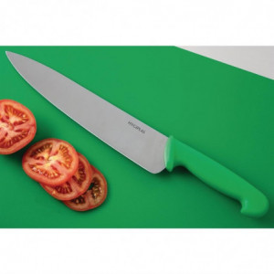Couteau de Cuisinier Vert - Lame 25,5 cm Hygiplas - 5