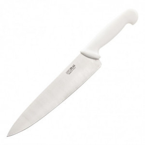 Couteau de Cuisinier Blanc - Lame 25,5 cm Hygiplas - 1
