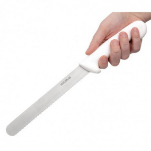 Couteau à Pain Blanc - Lame 20,5 cm Hygiplas - 4
