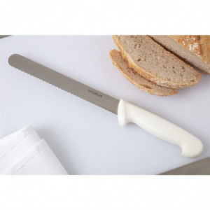 Couteau à Pain Blanc - Lame 20,5 cm Hygiplas - 5