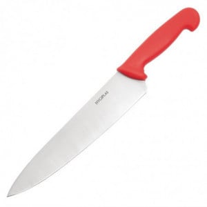 Couteau de Cuisinier Rouge - Lame 25,5 cm Hygiplas - 1