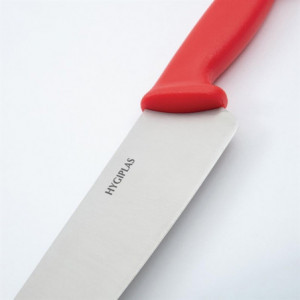 Couteau de Cuisinier Rouge - Lame 25,5 cm Hygiplas - 4