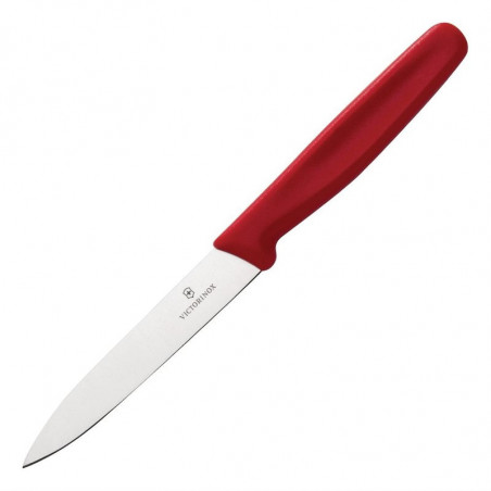 Couteau d'Office Rouge - Lame 10 cm Victorinox - 1 Couteau d'Office Rouge - Lame 10 cm Victorinox - 1