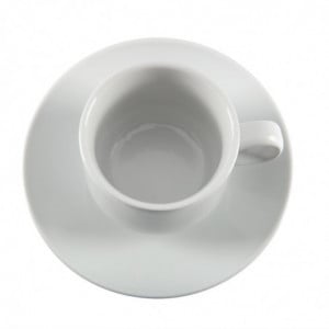 Tasse à Thé Empilable Blanche Whiteware 200 ml Ø 80 mm - Lot de 12 Olympia - 6