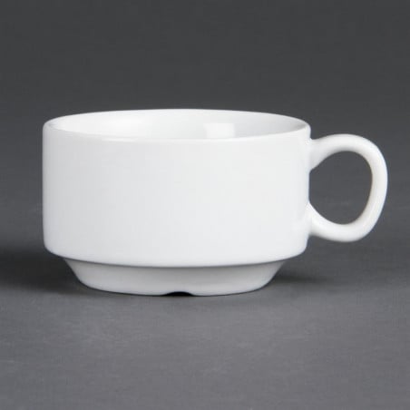 Tasse à Expresso Empilable Blanche 85 ml - Ø 80 mm - Lot de 12 Olympia - 1 Tasse à Expresso Empilable Blanche 85 ml - Ø 80 mm - Lot de 12 Olympia - 1