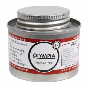 Combustible 2 h pour Chafing Dish - Lot de 12 Olympia - 1
