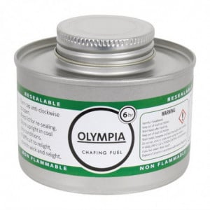 Combustible 6 h pour Chafing Dish - Lot de 12 Olympia - 1