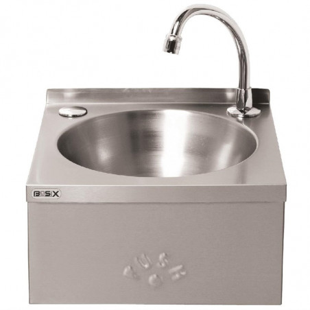 Lave-mains à Commande Genou en Inox Basix - 1