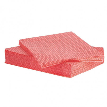 Chiffon Solonet Rouge - Lot de 50 Jantex - 1 Chiffon Solonet Rouge - Lot de 50 Jantex - 1