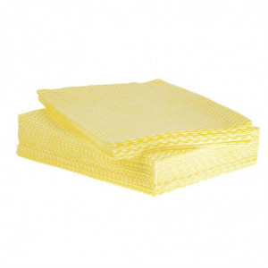 Chiffon Solonet Jaune - Lot de 50 Jantex - 1