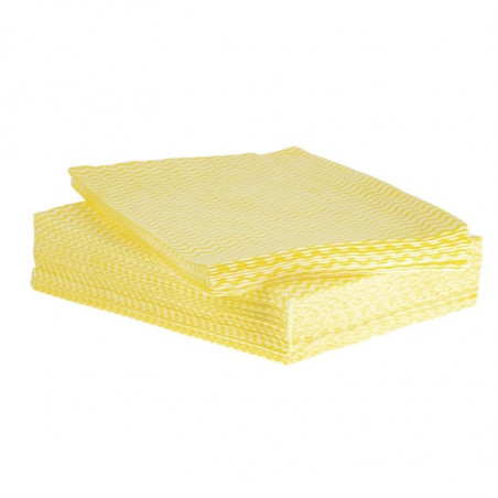 Chiffon Solonet Jaune - Lot de 50 Jantex - 1 Chiffon Solonet Jaune - Lot de 50 Jantex - 1