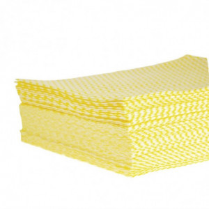 Chiffon Solonet Jaune - Lot de 50 Jantex - 4